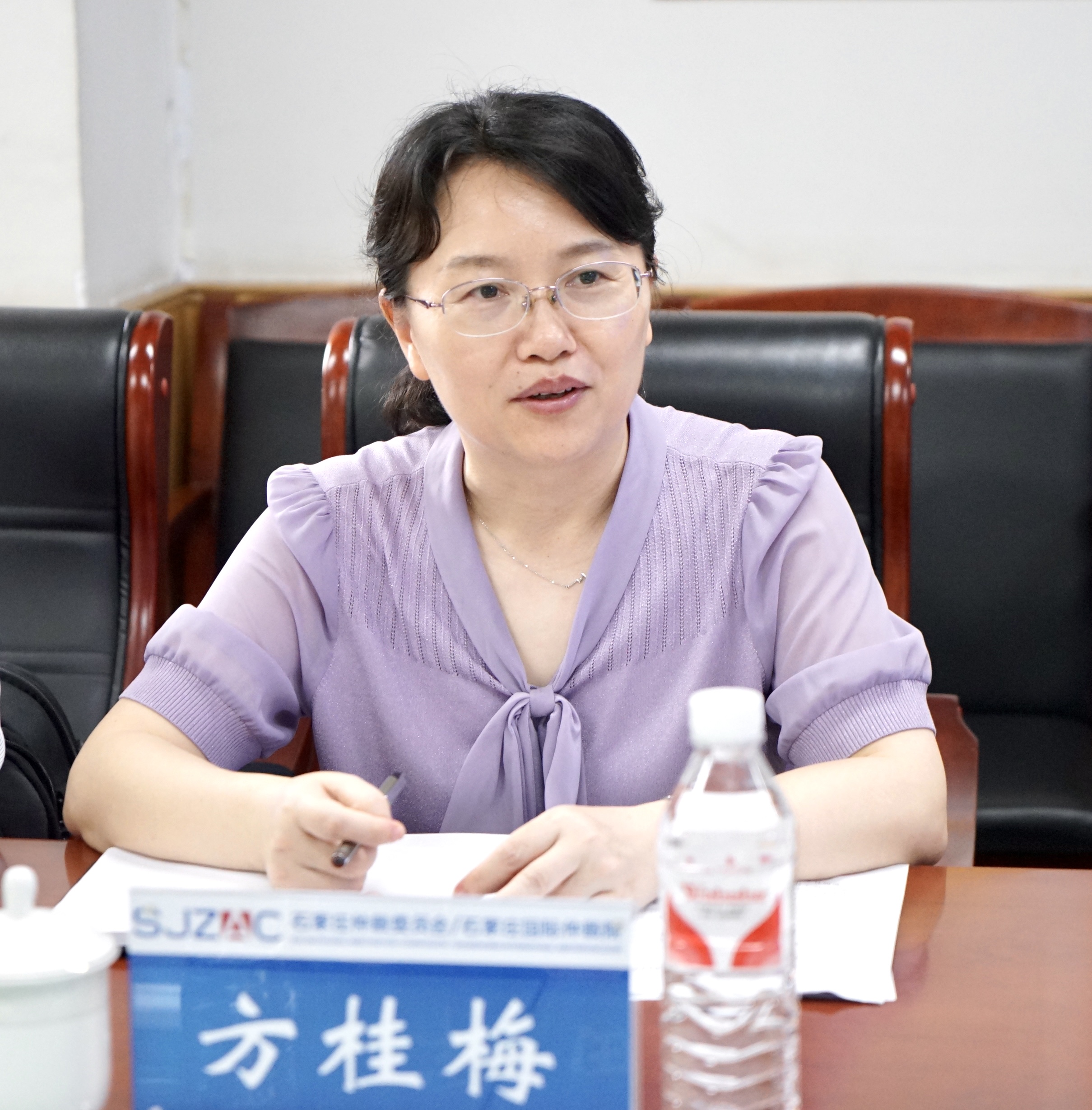 江西省司法厅方桂梅处长一行到石家庄仲裁委员会调研交流