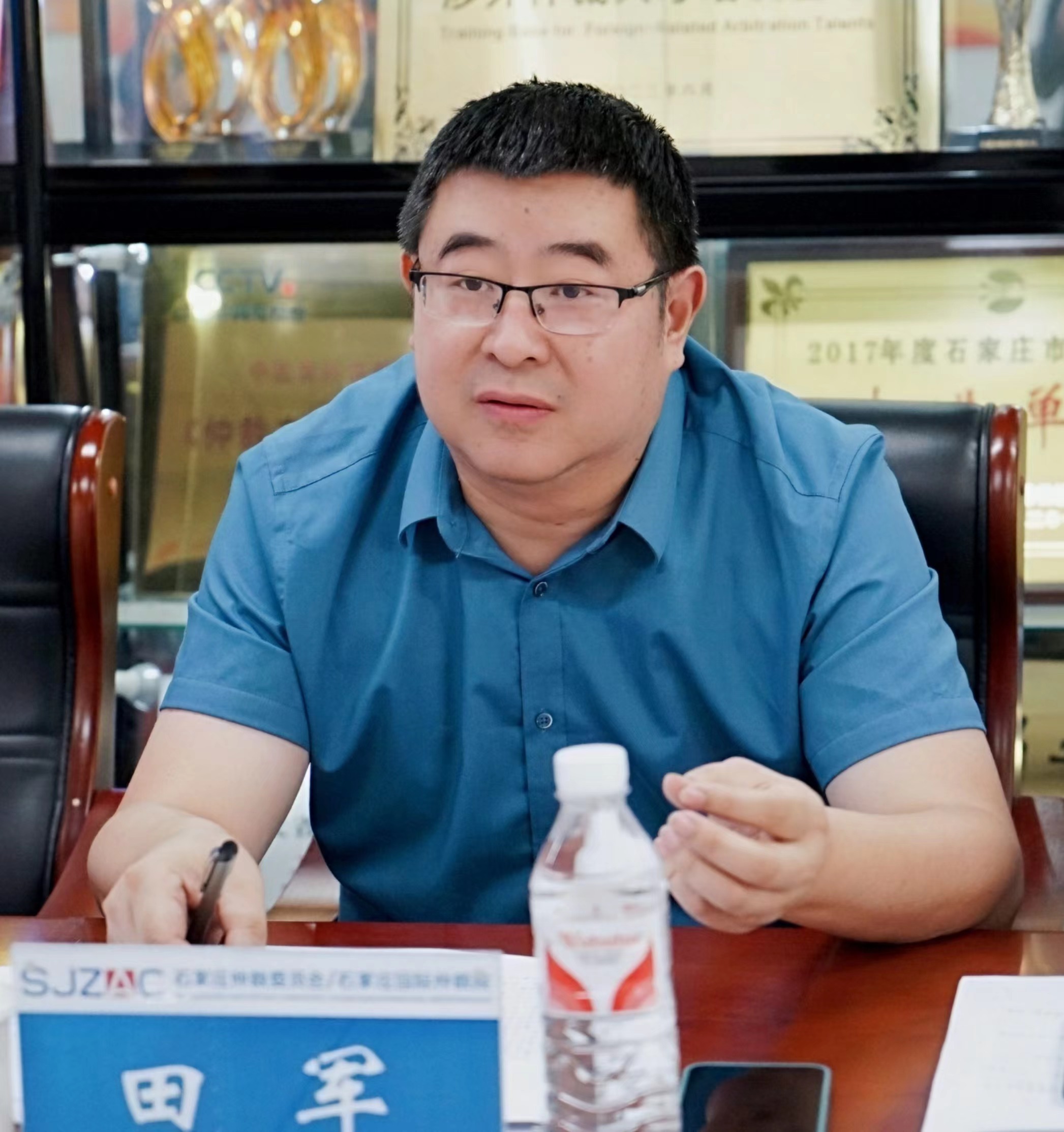 江西省司法厅方桂梅处长一行到石家庄仲裁委员会调研交流