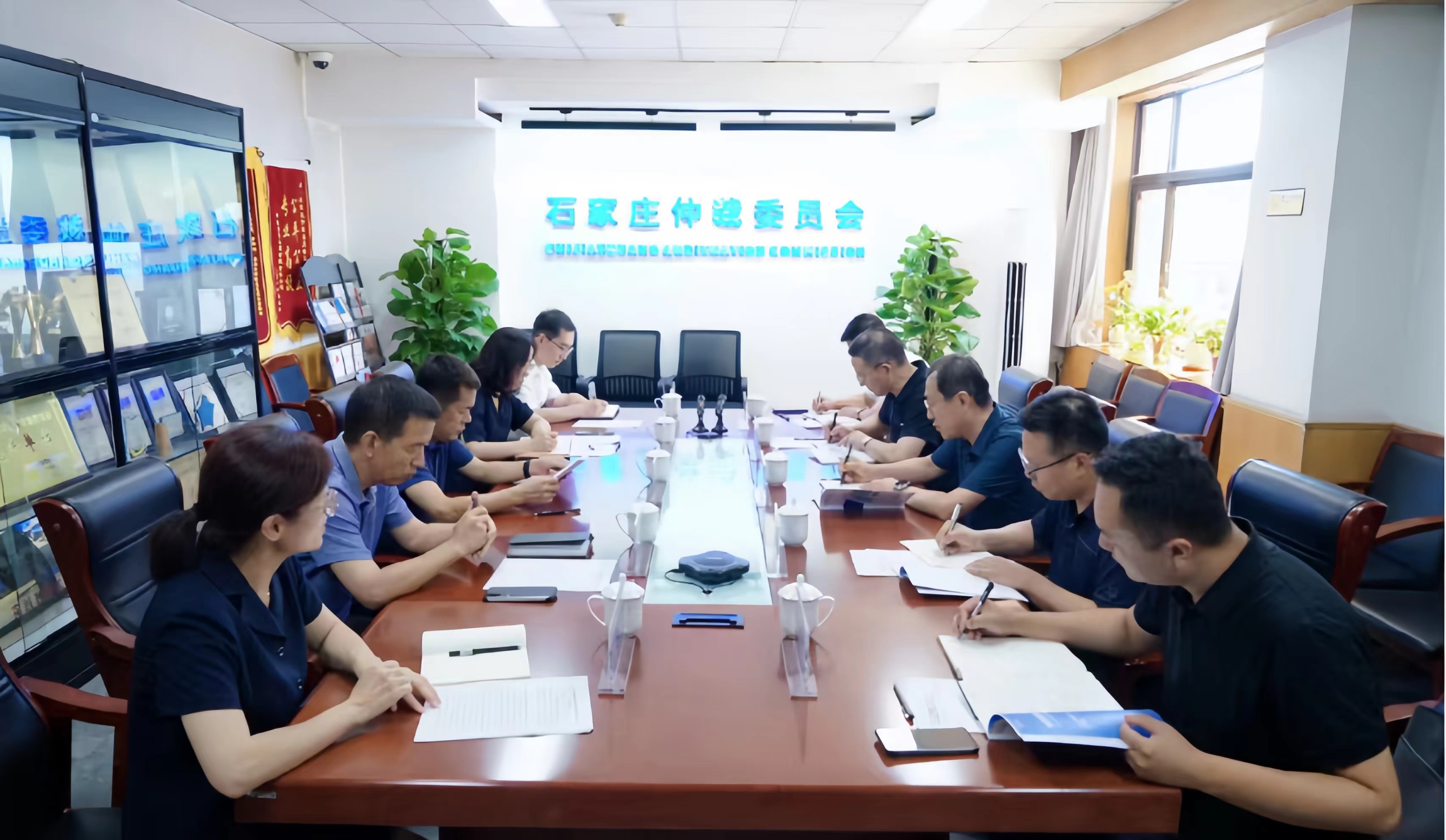 市委政法委领导到石家庄仲裁委员会考察调研